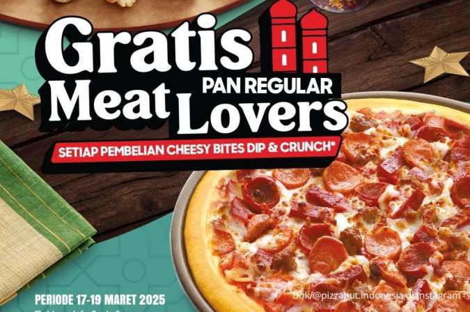 Promo Pizza Hut 17-19 Maret 2025 di Bulan Ramadan, Beli 1 Gratis 1 Meat Lovers