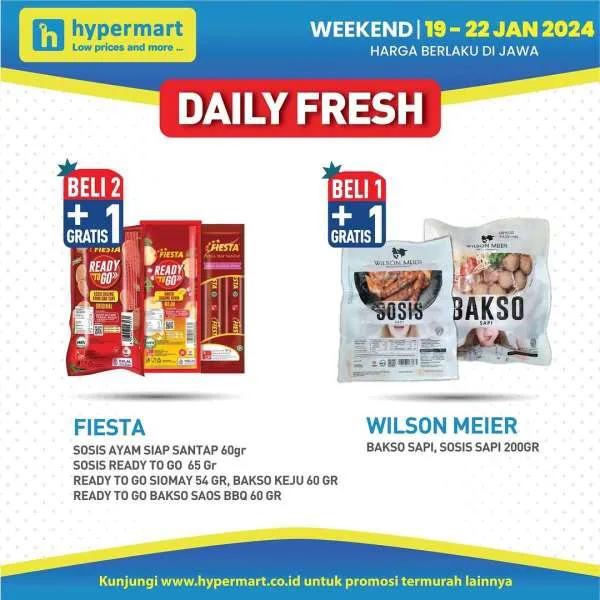 Promo JSM Hypermart Hyper Diskon Weekend Periode 19-22 Januari 2024
