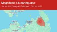 Earthquake of Magnitude 5.6 Strikes Mindanao, Philippines 