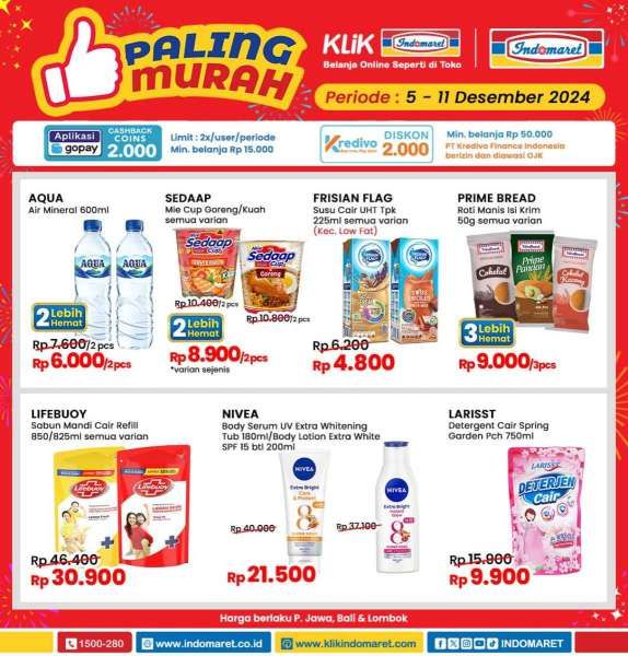 Promo Indomaret 5-11 Desember 2024 Spesial Paling Murah 