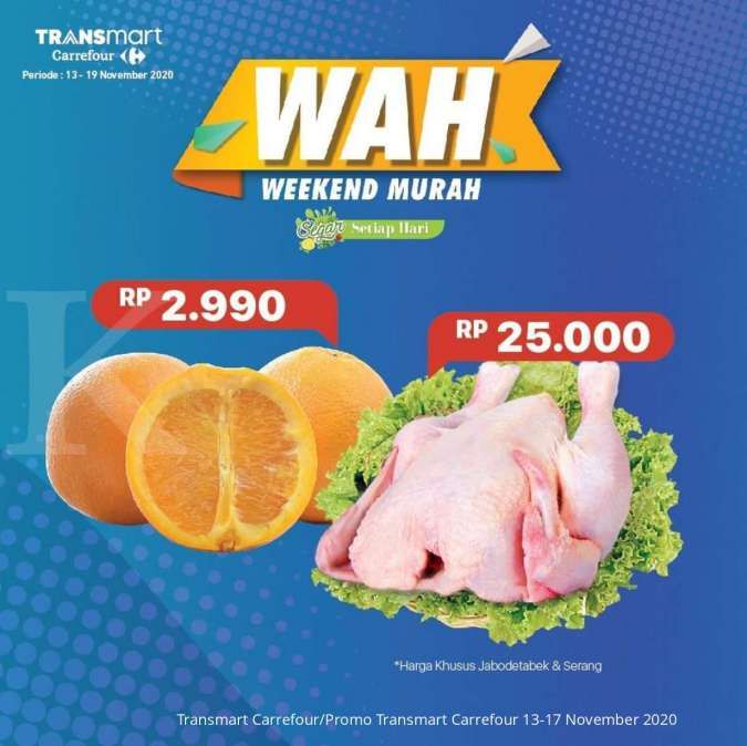 Promo Transmart Carrefour 13-17 November 2020 