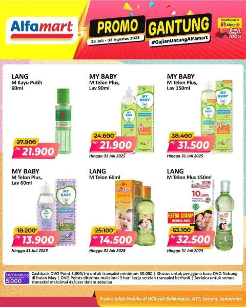 Promo Alfamart Gantung Periode 28 Juli-3 Agustus 2025