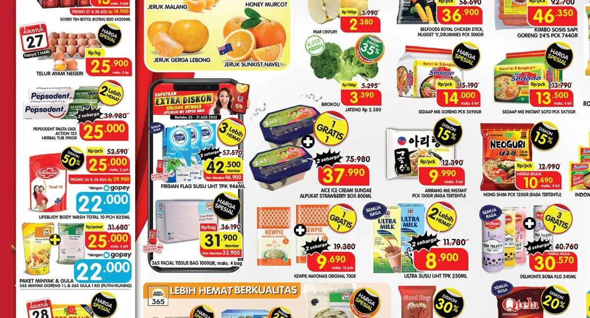 Promo JSM Superindo hingga 28 Agustus 2022, Diskon Sampai 40% di Akhir Pekan