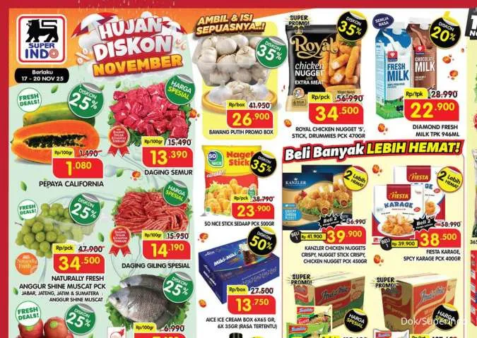 Katalog Promo Superindo Weekday Diskon hingga 45% Periode 26-29 Oktober 2026