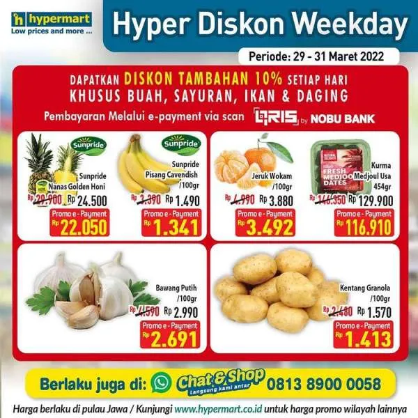 Promo Hypermart Terbaru Mulai 29-31 Maret 2022