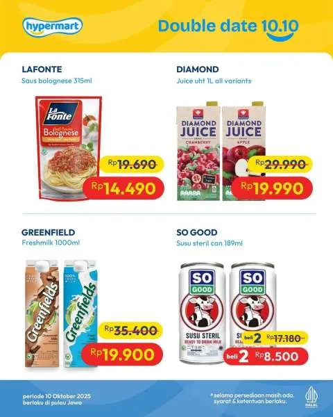 Promo 10.10 Hypermart Periode 10 Oktober 2025