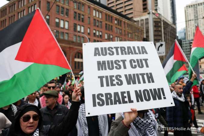 Pro-Palestina, Warga Australia Gelar Aksi Serentak Turun ke Jalan di 40 Kota