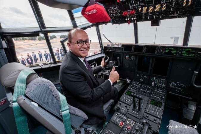 Rosan Roeslani Saksikan Penerimaan Pesawat C-130J-30 Super Hercules ke Indonesia