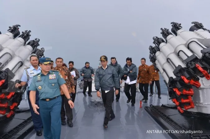 Jokowi wants upgrade of maritime defense