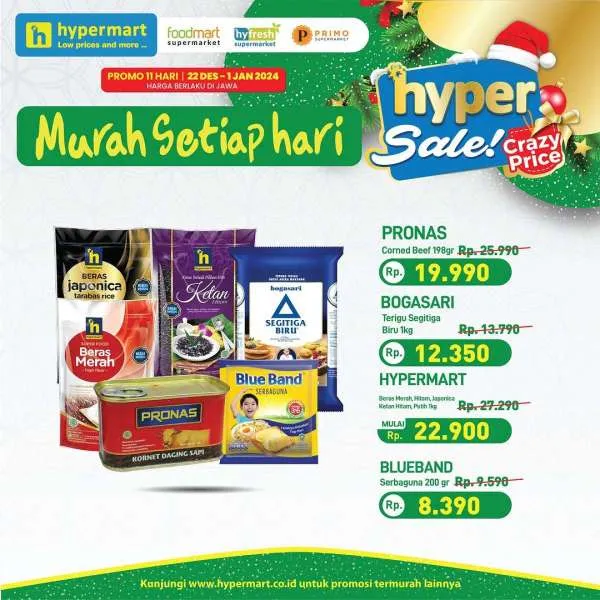 Promo JSM Hypermart Hyper Diskon Weekend Periode 22-25 Desember 2023