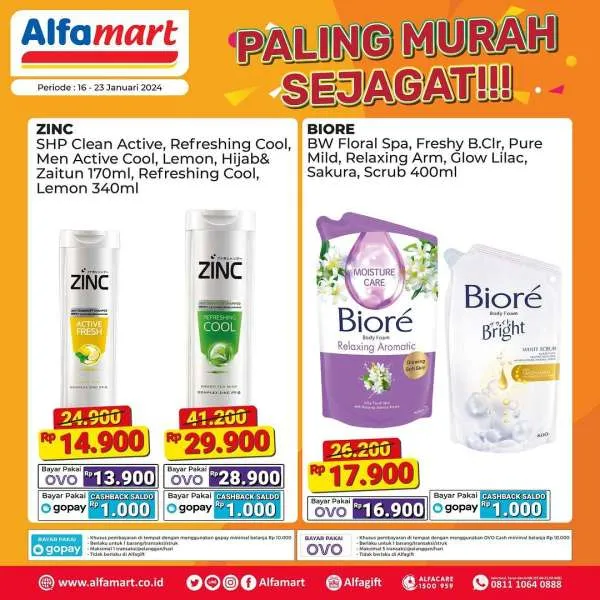 Promo Alfamart Paling Murah Sejagat Periode 16-23 Januari 2024