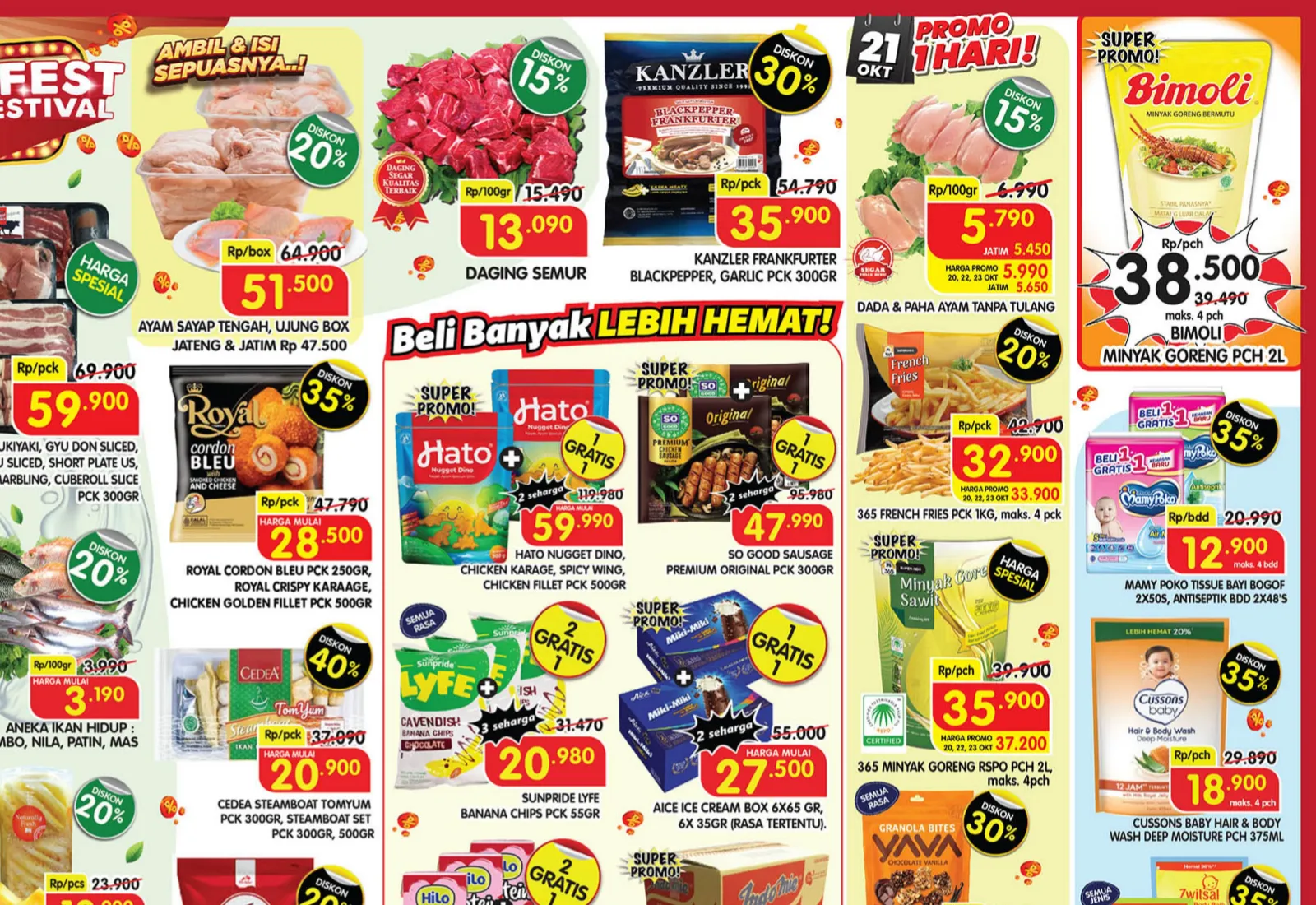 Promo Superindo Weekday Periode 20-23 Oktober 2025