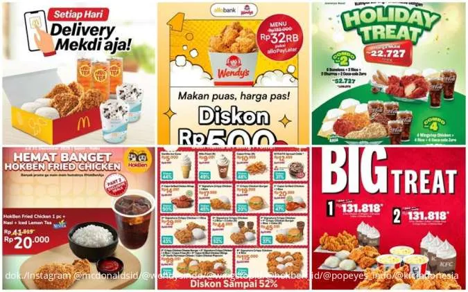 9 Promo Ayam Goreng Favorit Desember 2025, McD hingga KFC Harga Lebih Bersahabat
