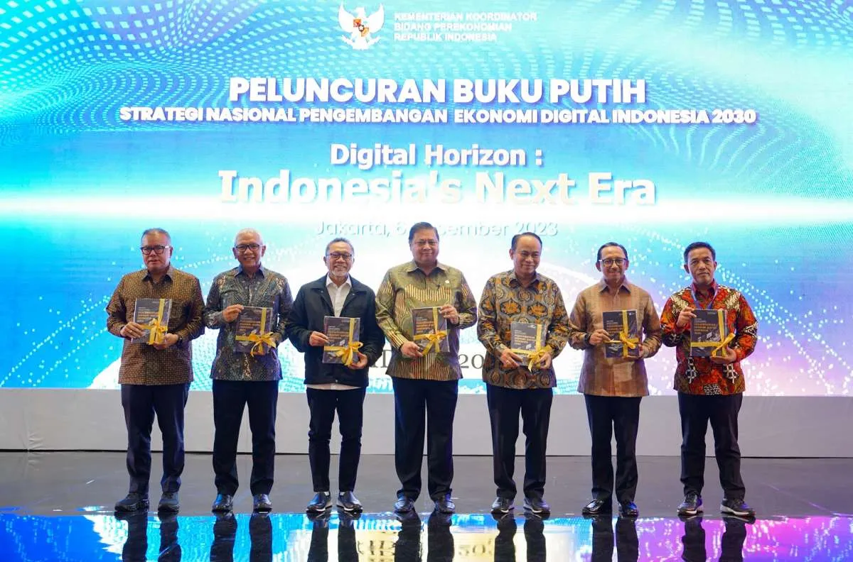 Mendag Hadiri Peluncuran Buku Putih Strategi Nasional Pengembangan EkonomiDigital2030