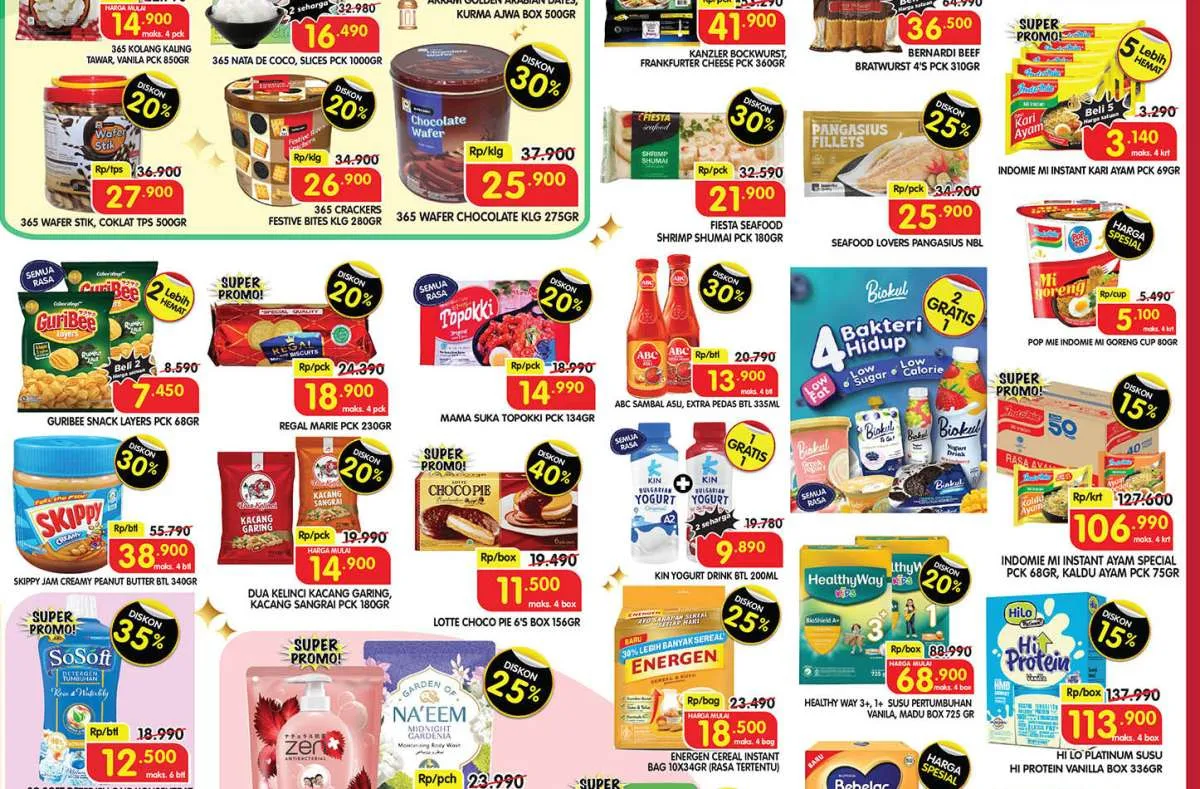 Promo JSM Superindo Weekend Terbaru April 2025, Indomie Beli 5 Lebih Hemat