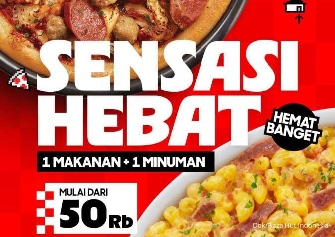 Promo Pizza Hut November 2025, 1 Makanan & 1 Minuman Mulai Rp 50.000
