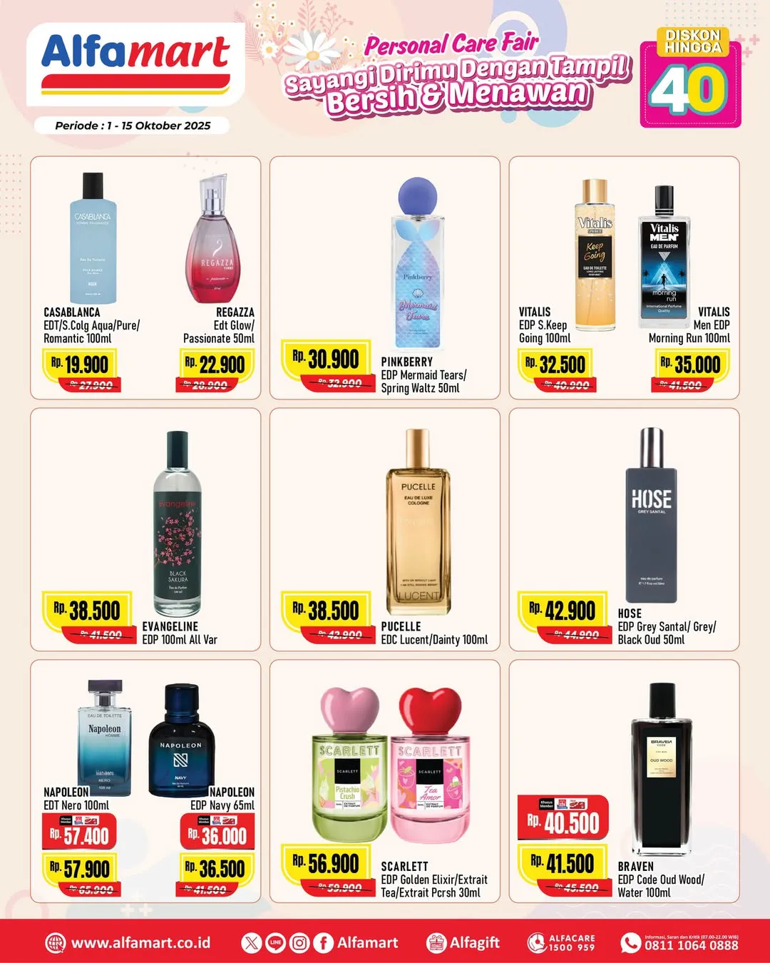 Promo Alfamart Personal Care Fair Periode 1-15 Oktober 2025