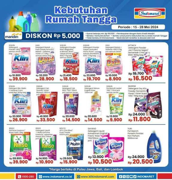 Promo Indomaret Super Hemat Terbaru 15-28 Mei 2024