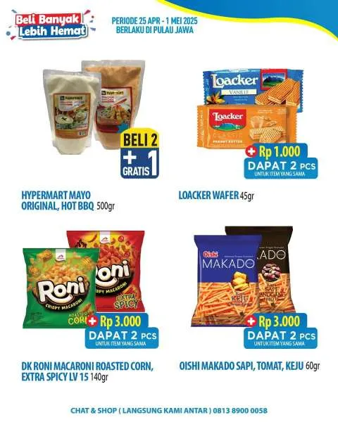 Promo Hypermart Beli Banyak Lebih Hemat Periode 25 April-1 Mei 2025