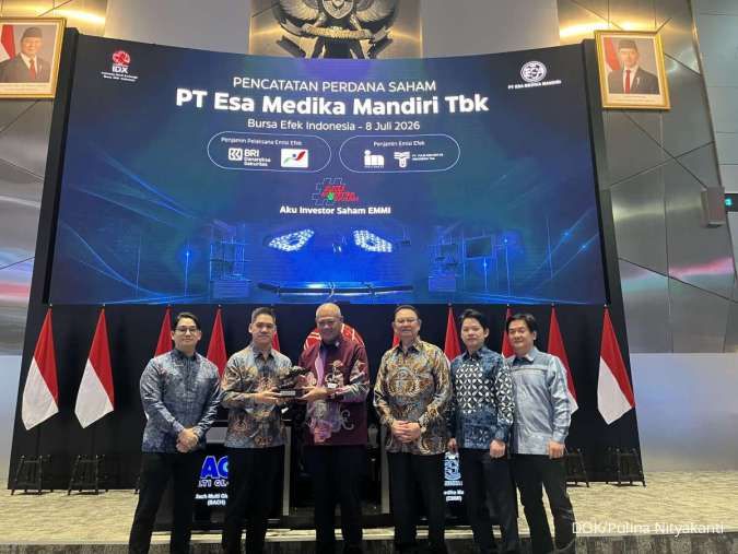 Resmi Melantai Hari Ini (8/7), Saham Esa Medika Mandiri (EMMI) Naik 11,7%