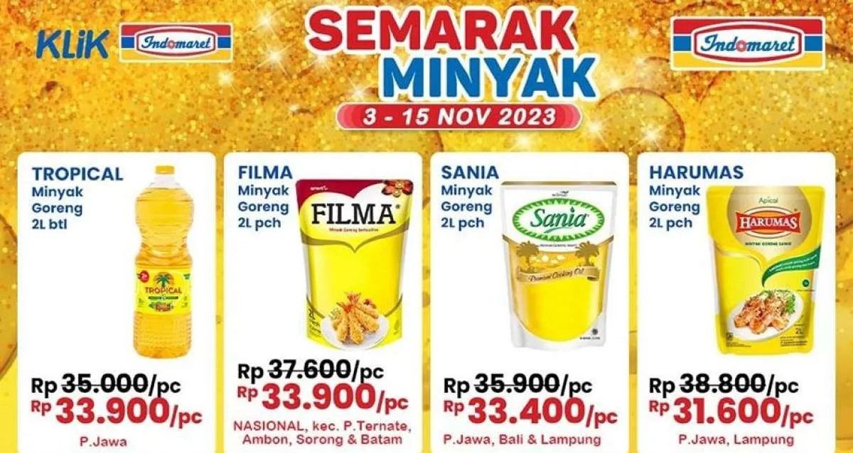 Promo Indomaret Terbaru 8 November 2023, Promo Snack dan Minyak Goreng Hemat!