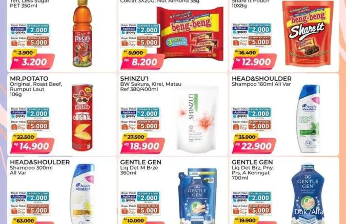 Promo PSM Alfamart Periode 16-23 Agustus 2025, Gentle Gen Mulai Rp 7.000-an