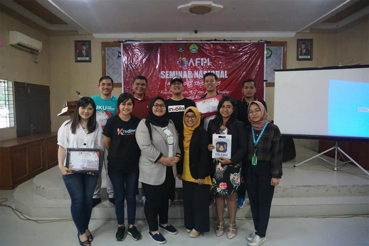 Klik Kami Bersama AFPI hadapi Revolusi Industry 4.0 “Goes to Kampus” Pekanbaru Riau