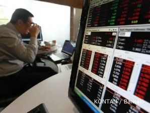 Sesi I, indeks masih memerah dengan penurunan 0,4%