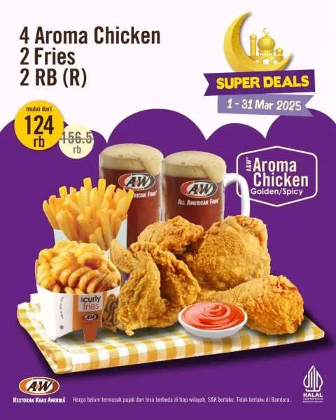 Promo Super Deals 4 Aroma Chicken