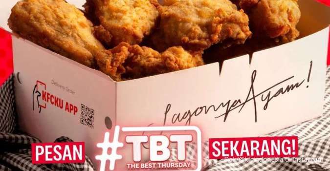 Promo KFC The Best Thursday 20 Juli 2023, Paket Ayam Goreng Spesial di Hari Kamis