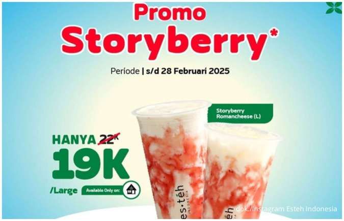 Promo Esteh Indonesia Cerita Cinta Series Hingga 28 Februari 2025, Harga Bersahabat