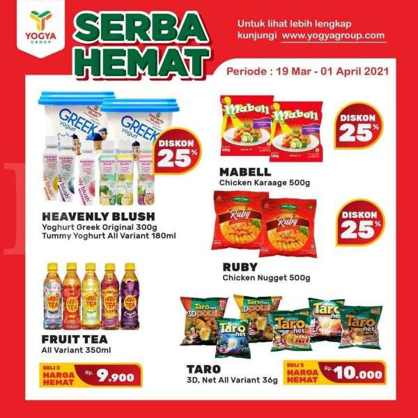 Simak promo Yogya Supermarket weekday 24 Maret 2021, ada penawaran Serba Hemat!