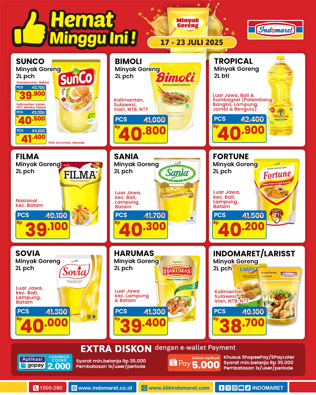 Promo Minyak Goreng Indomaret Periode 17-23 Juli 2025
