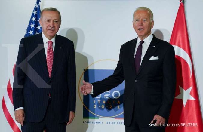 Biden dan Erdogan bicarakan jet tempur F-16 di sela-sela KTT G20 