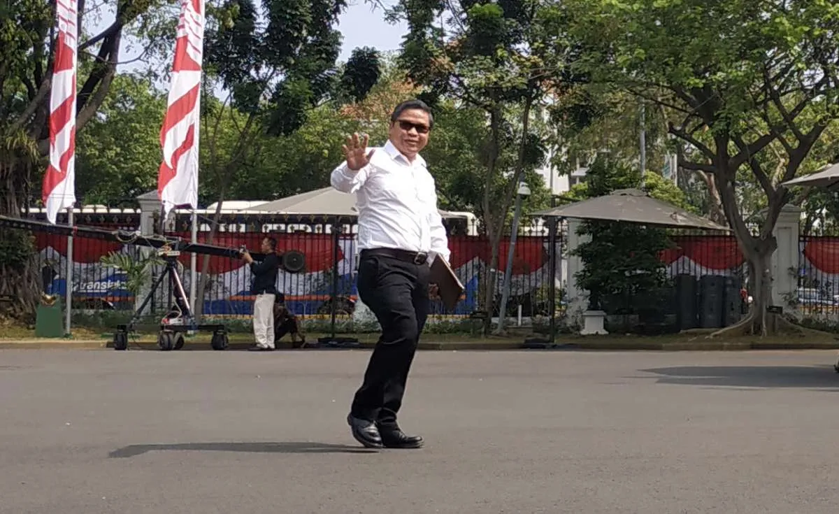Dicalonkan jadi wamen, Deputi Badan Restorasi Gambut Alue Dohong datang ke Istana