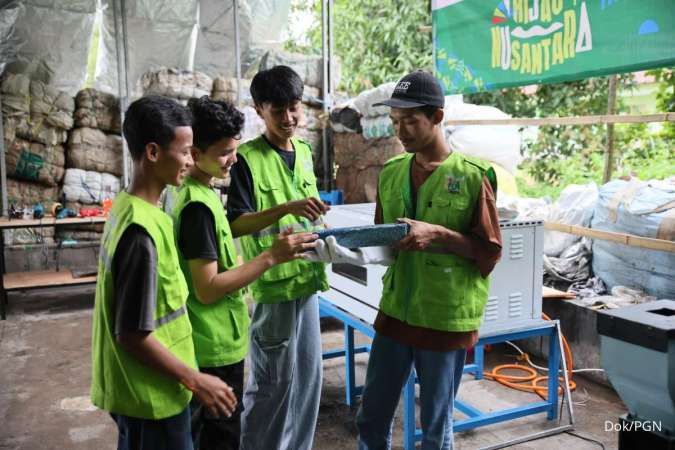 PGN Terapkan Ekonomi Sirkular Lewat Pengelolaan Sampah Plastik