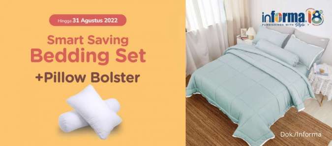 Promo Informa Agustus 2022, Ada Diskon untuk Set Sprei dan Bantal-Guling!