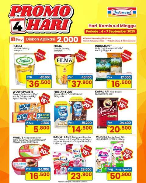 Promo Indomaret Weekend 4-7 September 2025