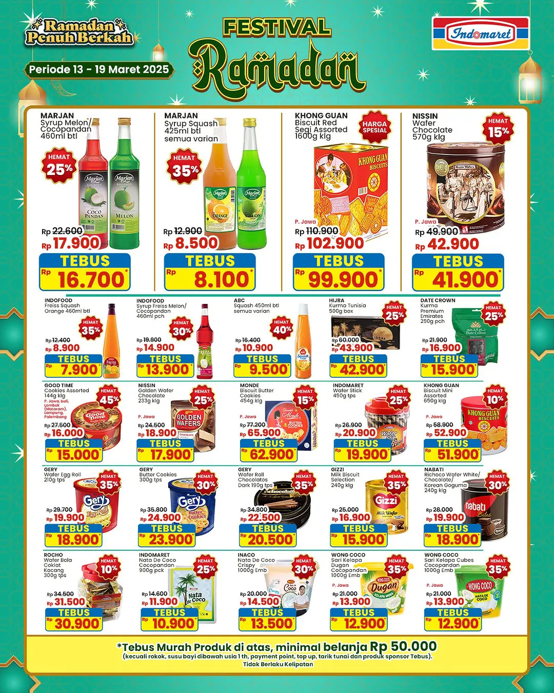 Promo Indomaret Festival Ramadan Periode 13-19 Maret 2025