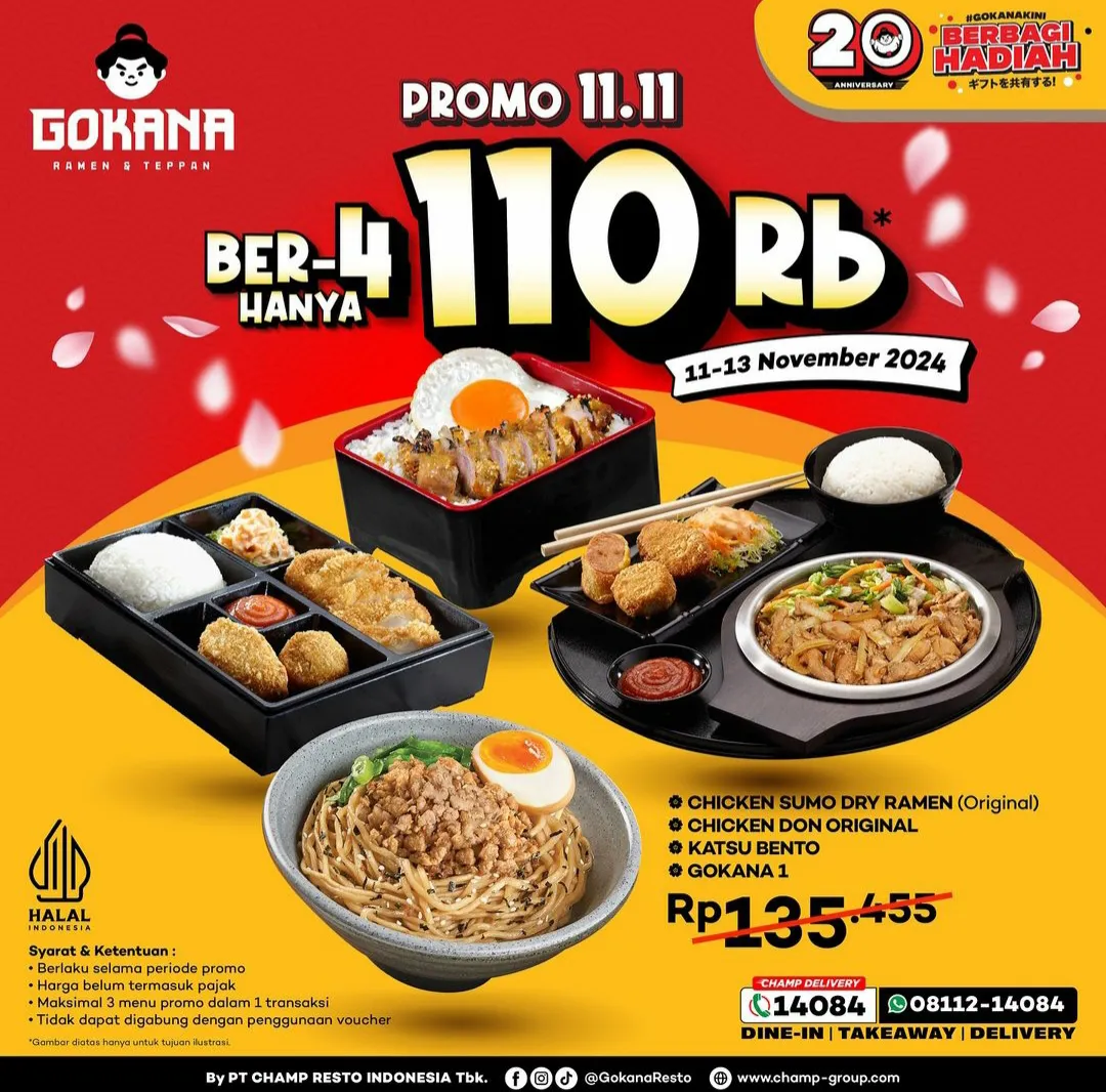 Promo 11.11 Gokana