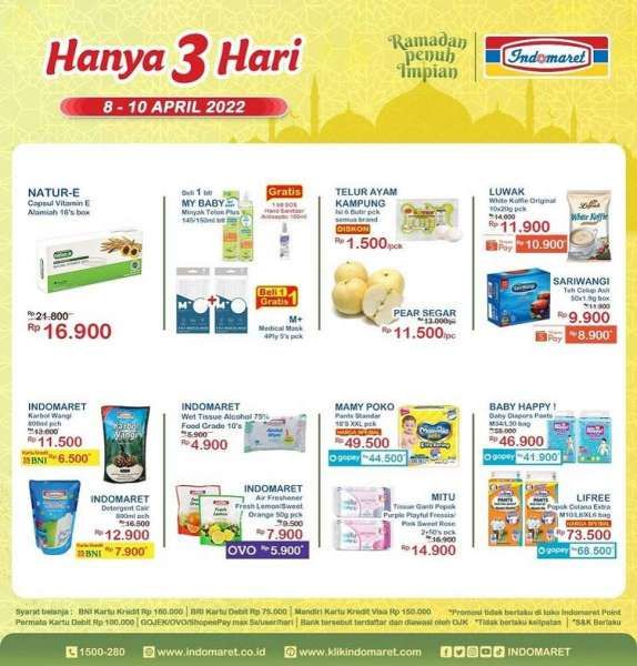 Promo JSM Indomaret Hanya 3 Hari Mulai 8-10 April 2022