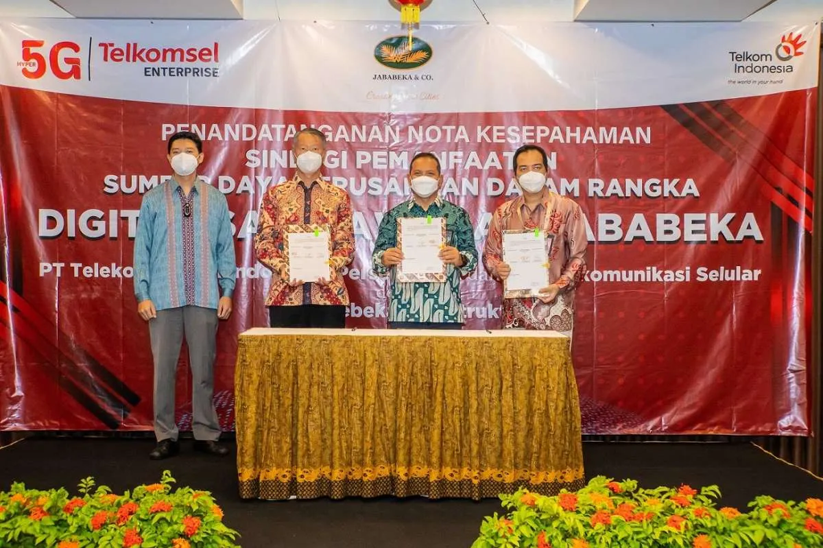 Jababeka dan Telkom Teken MoU Kembangkan 5G di Kawasan Jababeka, Cikarang