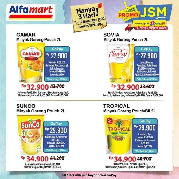 Promo JSM Alfamart 11-13 November 2022