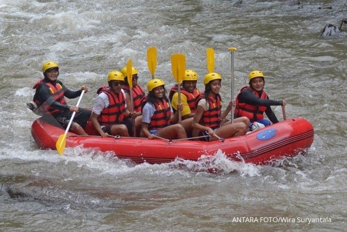 Obama arung jeram di Sungai Ayung