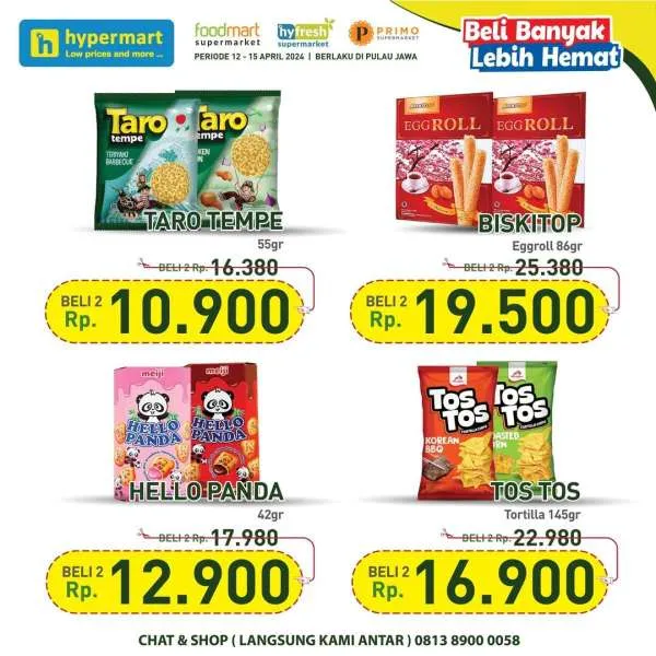 Promo Hypermart Beli Banyak Lebih Hemat Periode 12-15 April 2024