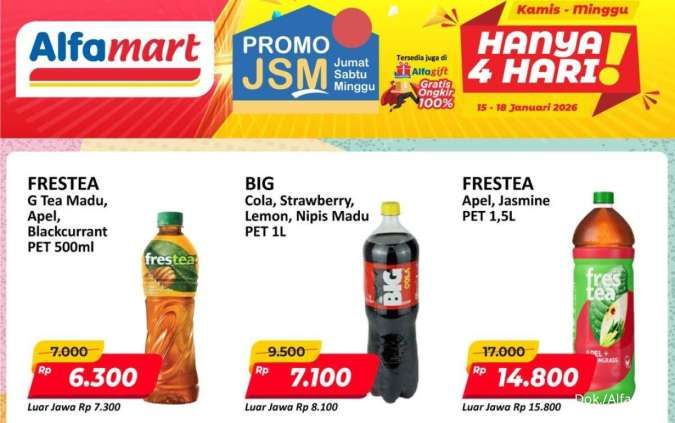 Katalog Promo JSM Alfamart Periode 15-18 Januari 2026, Spesial Long Weekend!
