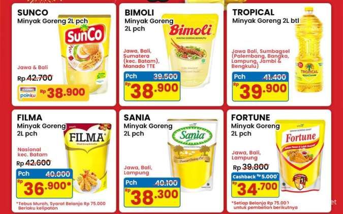Katalog Promo Indomaret Minyak Goreng Hemat, Harga Berlaku sampai 7 Januari 2026