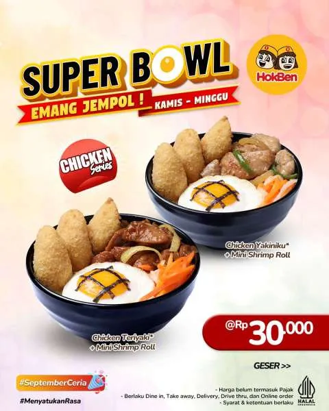 Promo HokBen Super Bowl Chicken Series