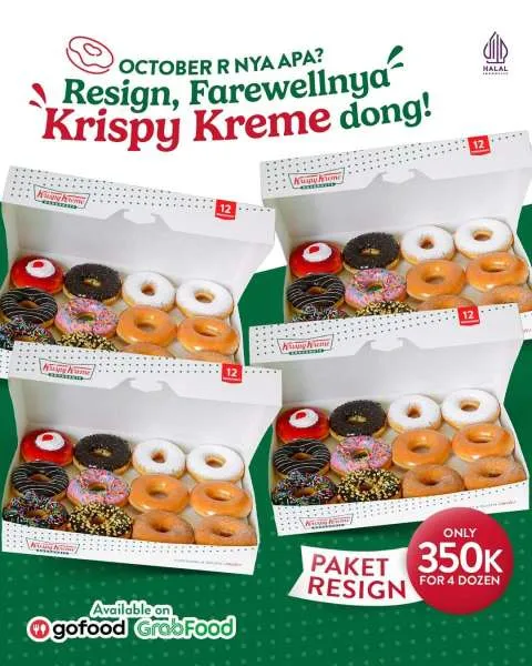 Promo Krispy Kreme Paket Resign Hemat
