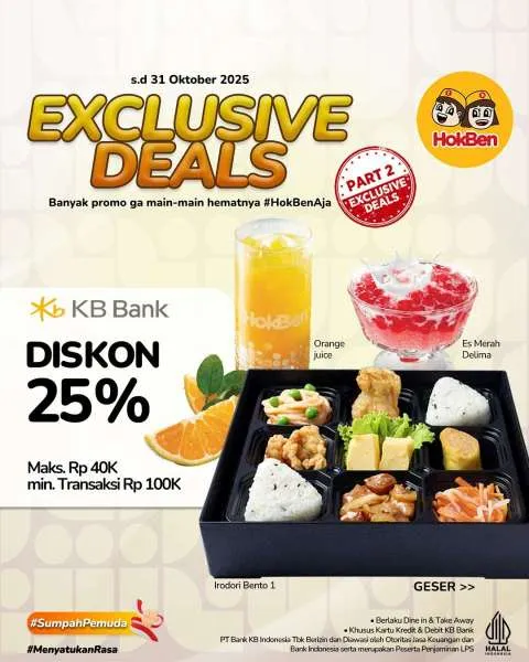 Promo HokBen x KB Bank Oktober 2025